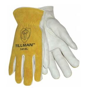 Tillman Leather Drivers Gloves in Yellow, Size OS​​​